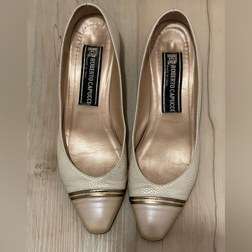 Roberto Capucci vintage shoes made in Italy